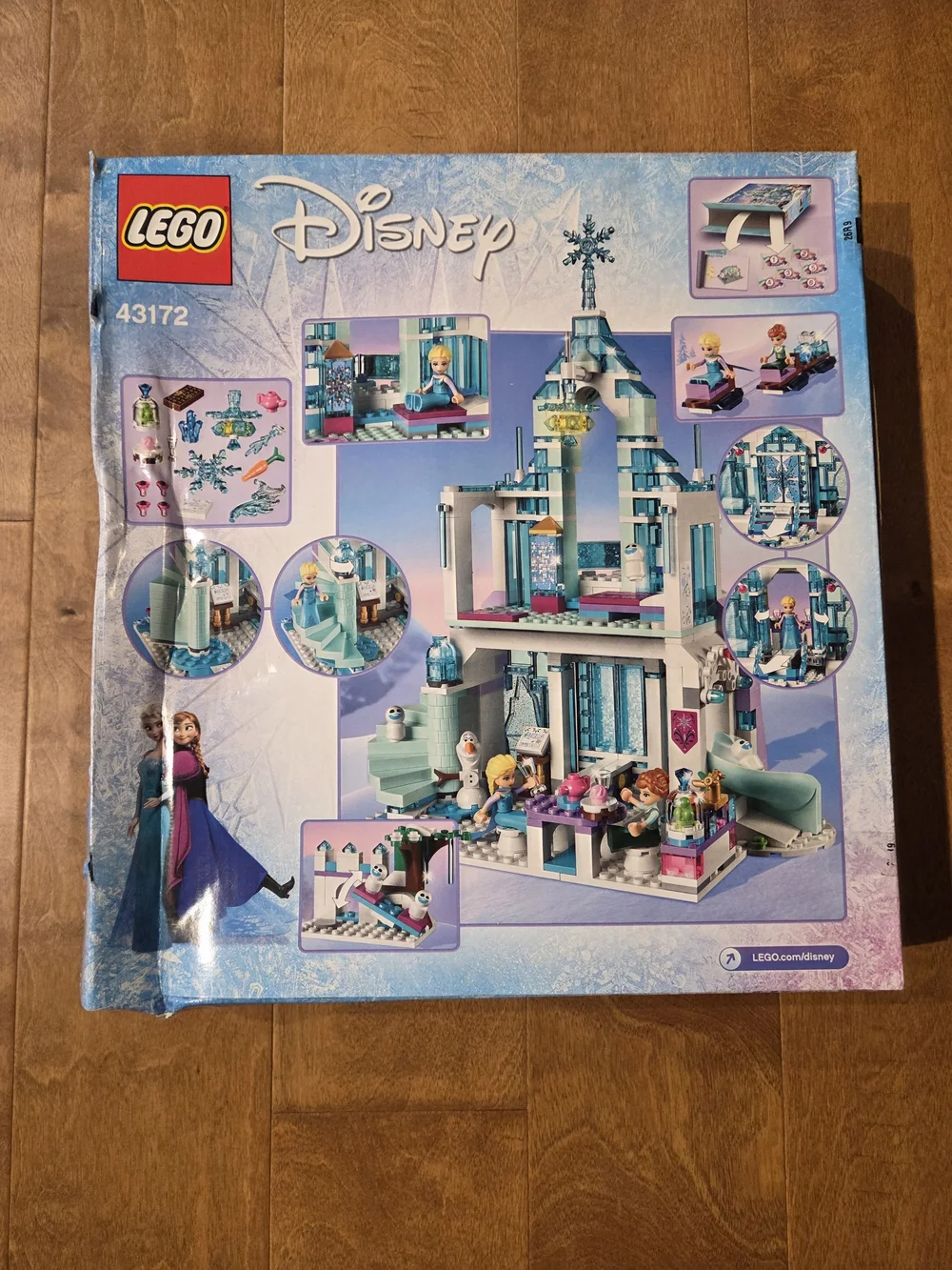 LEGO Disney Frozen Elsa's Magical Ice Palace 43172 Toy Castle Building Kit